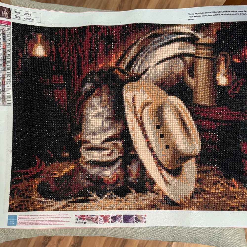 Cowboy Hat and Boots Diamond Painting
